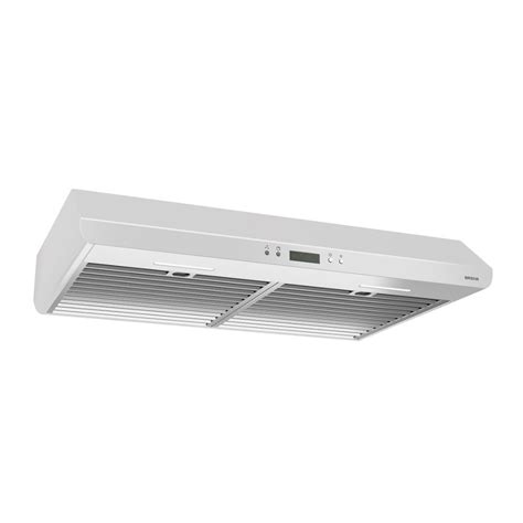 broan 30-in 400 cfm under cabinet range hood stainless steel|broan 30 ducted.